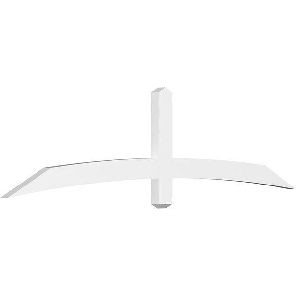 Ekena Millwork Bellingham Architectural Grade PVC Gable Bracket, 84"W x 21"H x 2"D x 4"F, 6/12 Pitch GBP084X21X0204BEL00 - main